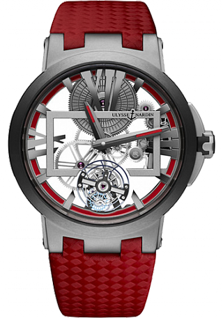 Review Ulysse Nardin Executive Skeleton Tourbillon 1713-139 / BQ watch for sale